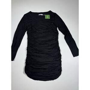 Women's Bodycon Dress Long Sleeve Scoop Neck Sexy Casual Stretchy T Shirt Sz L